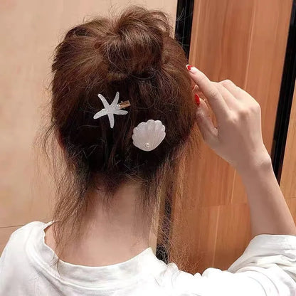 Elegant Starfish Hair Clips for Summer Beach Style - Smarsty