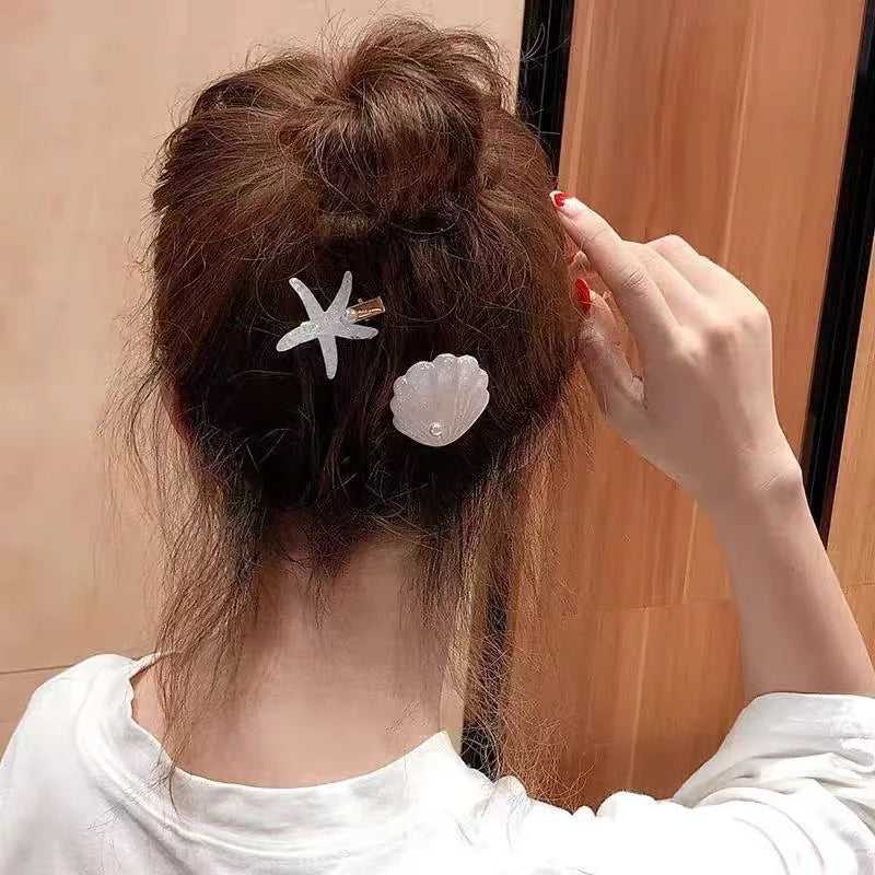 Elegant Starfish Hair Clips for Summer Beach Style - Smarsty
