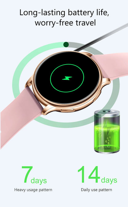 Bluetooth Smart Watch for Fitness Tracking and Calls - Smarsty