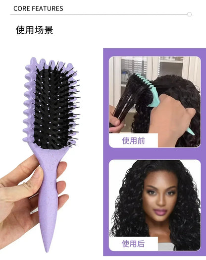 Curl Define Styling Brush for Effortless Curls - Smarsty
