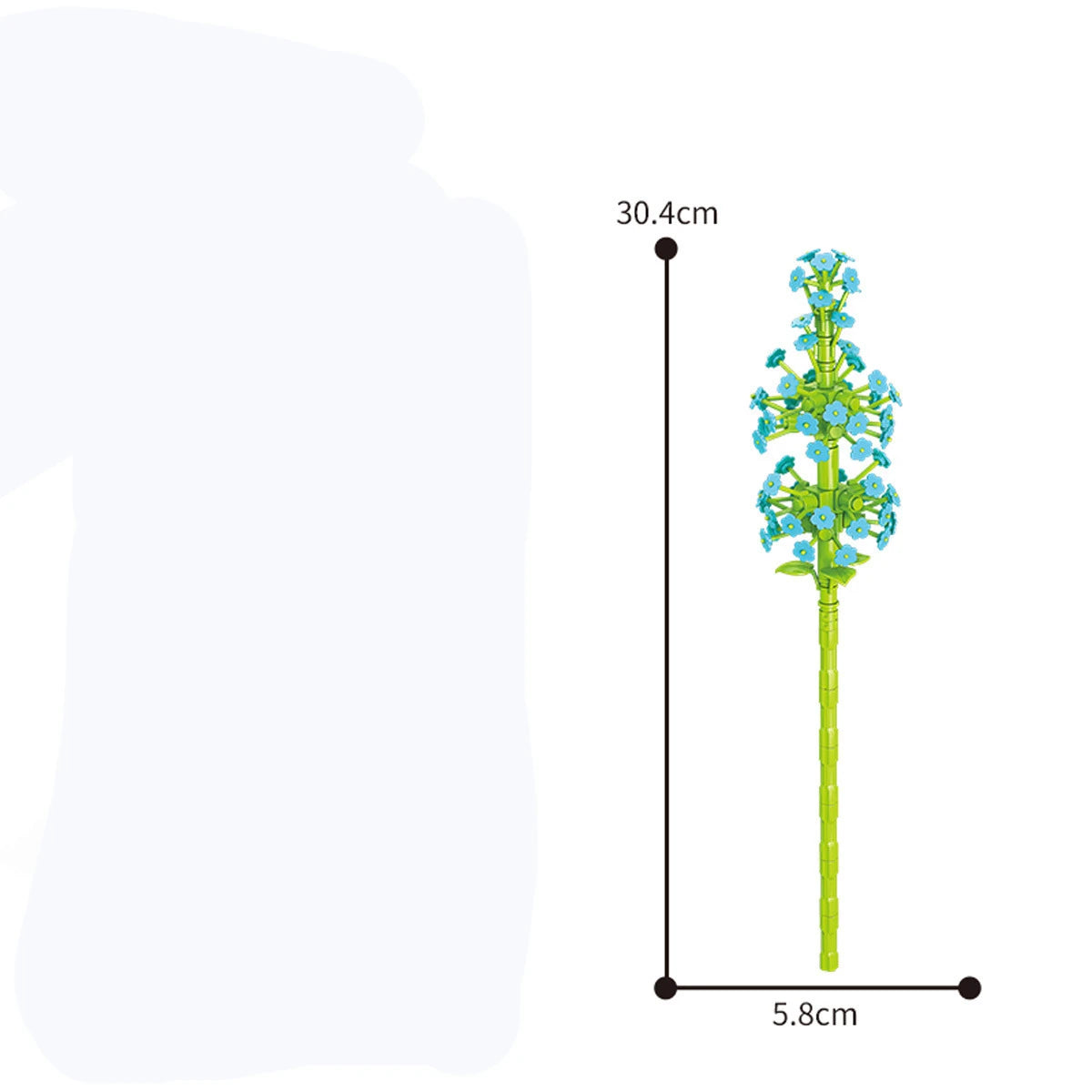 13 Styles Pretty Flower Building Blocks Rose Valentine's Lavender Peach Lily Of The Valley Tulip Bricks DIY Home Ornaments by Smarsty