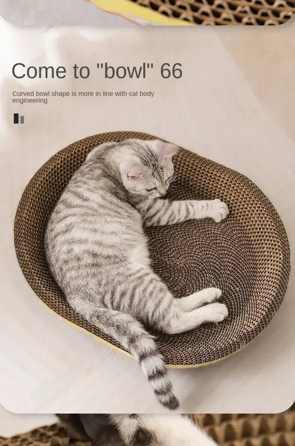 Cat Scratching Board with Durable Corrugated Paper - Smarsty