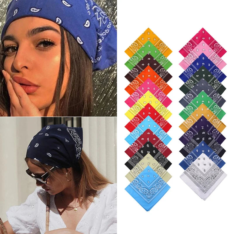 Stylish Bohemian Cotton Bandana Scarf For Women And Girls - Smarsty