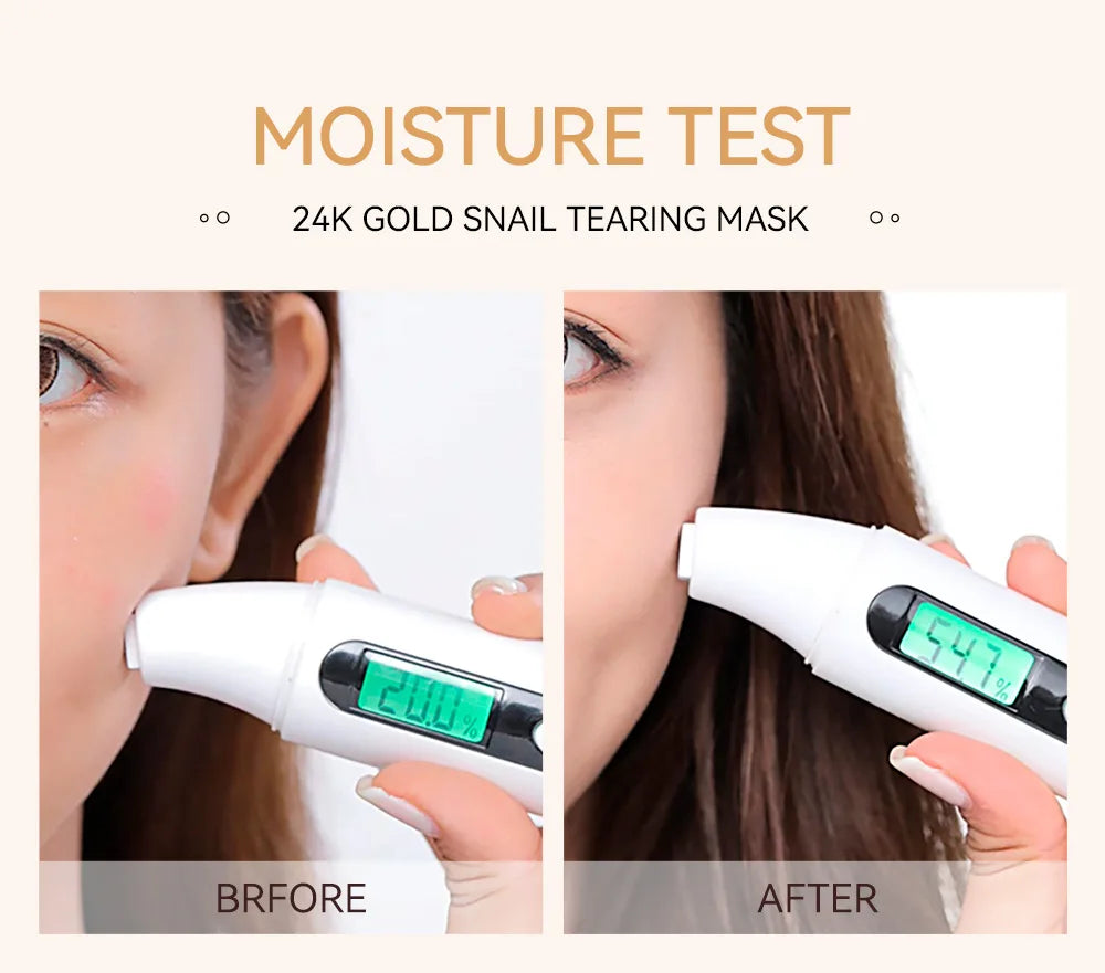 24K Gold Sakura Peeling Face Mask for Anti Aging - Smarsty