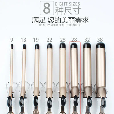 Professional Temperature Setting Electric Hair Curler Wand - Smarsty