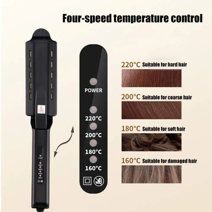 Dual Use Hair Straightener and Curler with Constant Temperature - Smarsty