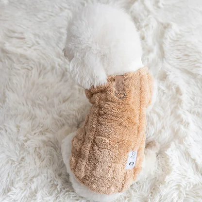 Soft Fleece Dog Sweater for Winter Warmth - Smarsty