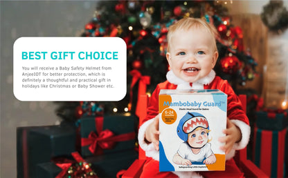 MamboBaby Safety Helmet for Crawling & Walking, Ultra Lightweight Adjustable Infant Head Protector Suitable for Baby 6-24 Mont