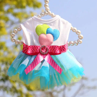 Cute Lace Puppy Dress for Summer Pet Apparel - Smarsty