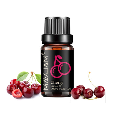 MAYJAM Fruit Essential Oil 10ml Cherry Banana Papaya Grape Litchi Guava Kiwifruit Pear Fig Fragrance Oil for Diffuser Candle - Smarsty