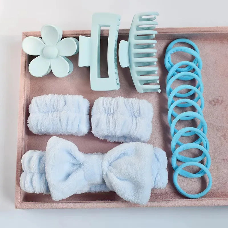 Coral Fleece Wash Face Headband Absorbent Waterproof - Smarsty