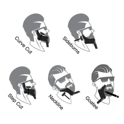 Beard Shaping Template Comb for Symmetrical Styling - Smarsty