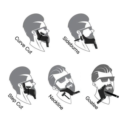 Beard Shaping Template Comb for Symmetrical Styling - Smarsty