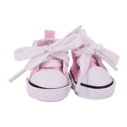 3.8cm Doll Shoes For labubu 17cm Plush Doll Clothes Accessories Girl's Toys ,Christmas Festival Birthday Gift