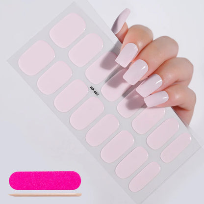 Long-Lasting Semi-Cured Gel Nail Stickers for Easy Application - Smarsty