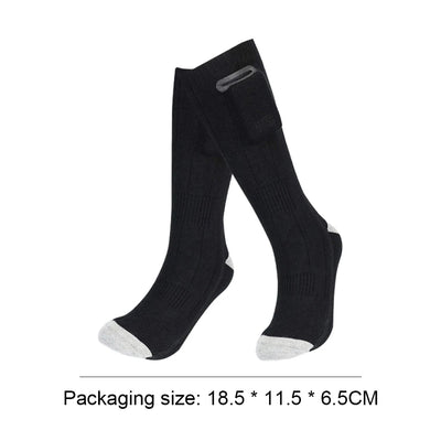 Electric Heating Socks 3 Mode Rechargeable Anti-Cold Thermal Heated Foot Warmer For Outdoor Camping Ski Sport Winter(no battery)