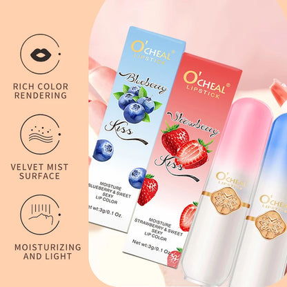 O'CHEAL Color Changing Lip Balm Moisturizing Peach Formula - Smarsty