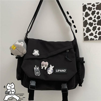 Nylon One Shoulder Crossbody Bag Large Capacity Travel - Smarsty