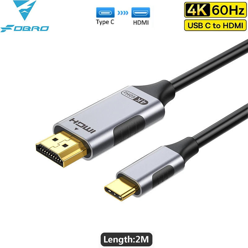 USB C to HDMI Cable 8K Excellence for MacBook and iPad - Smarsty