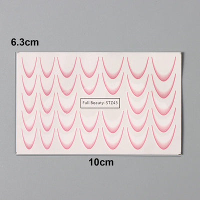 Gradient French Nail Art Stickers for Stunning Ombre Manicures - Smarsty