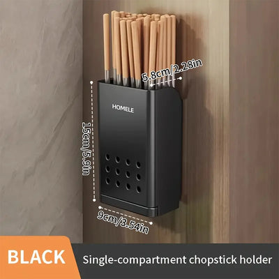 1pc Flatware Organizer, Multifunctional Cutlery Storage Rack With Detachable Water Drain Base, Chopsticks Holder, Utensil Holder by Smarsty
