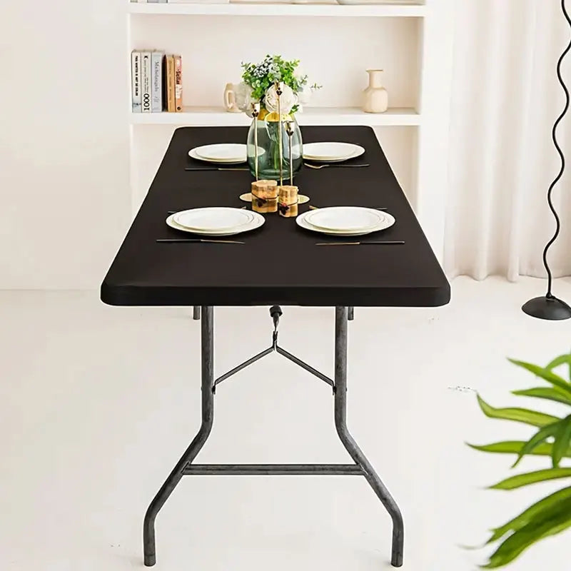 Spandex Table Cover for Rectangle Tables, Washable and Waterproof - Smarsty