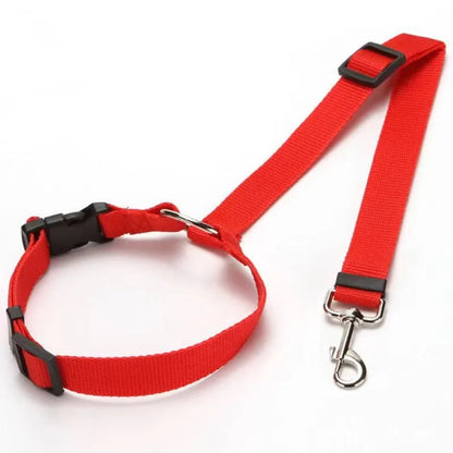 Adjustable Two-in-One Dog Car Seat Belt Leash - Smarsty