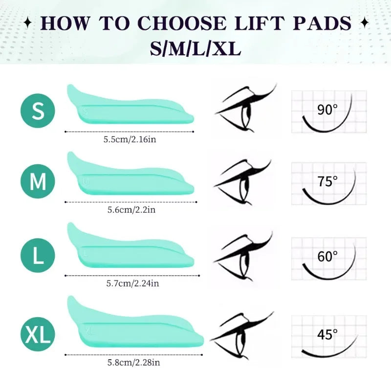 Eyelash Perm Silicone Pads for Perfect Curling - Smarsty