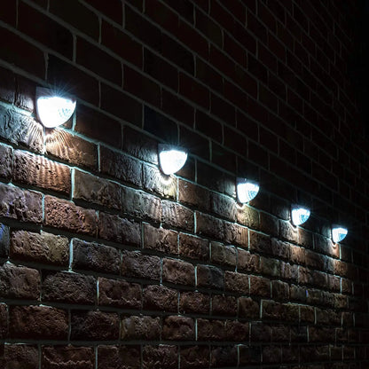 LED Solar Waterproof Fence Lights for Garden Pathway - Smarsty