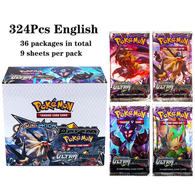 324pcs Pokemon TCG: Sword & Shield-Fusion Strike Booster Display Box (36 Packs) Board Game Card DESTINED RIVALS Stellar Crown - Smarsty