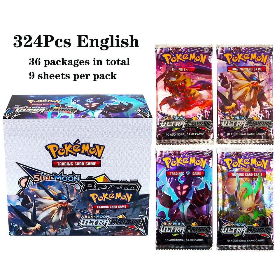 324pcs Pokemon TCG: Sword & Shield-Fusion Strike Booster Display Box (36 Packs) Board Game Card DESTINED RIVALS Stellar Crown - Smarsty
