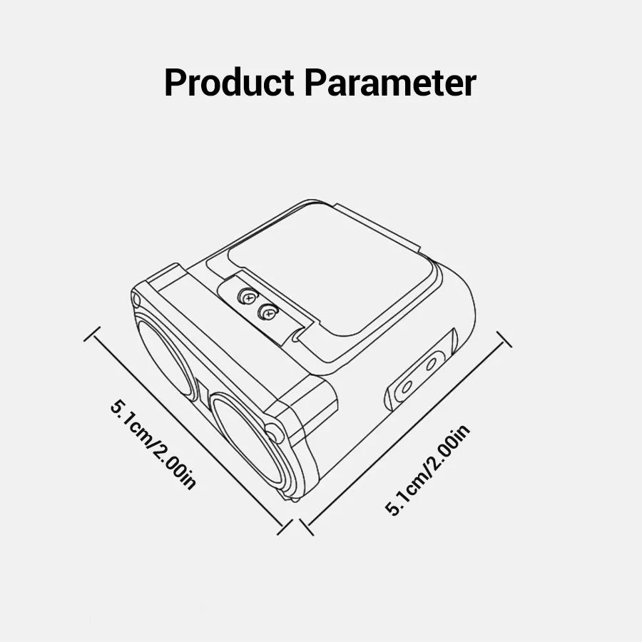 Owl Headlamp Type-c Rechargeable Headlight Portable Rotating Hunting Lights Led Flashlight Fishing Front Bicycle Light by Smarsty