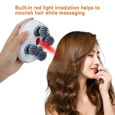 Infrared Scalp Massager for Hair Growth and Relaxation - Smarsty