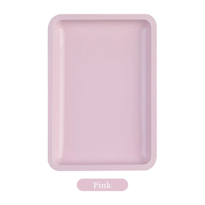 Stainless Steel Nail Art Storage Tray with Versatile Functionality - Smarsty