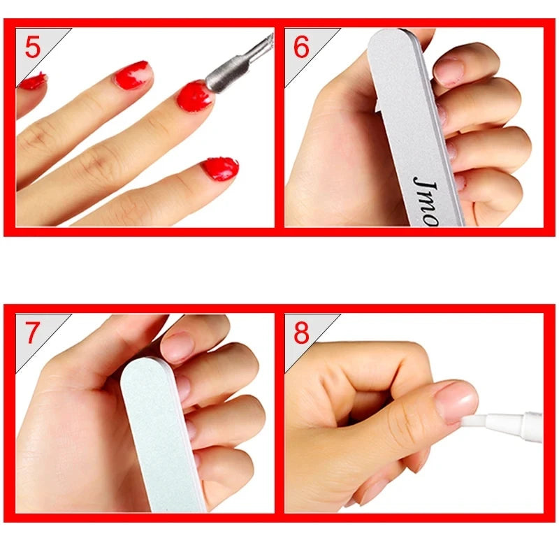 Nail Gel Polish Kit With LED Lamp 27 Colors - Smarsty