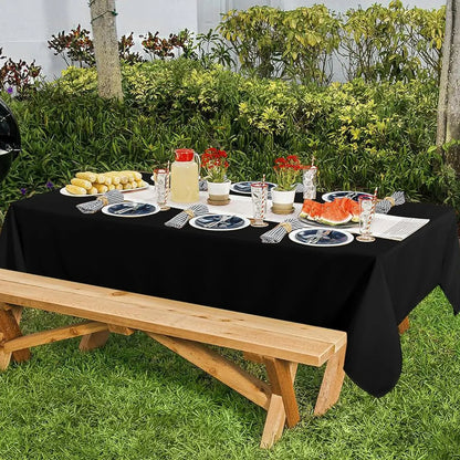 Multi Solid Color Disposable Plastic Tablecloth for Events - Smarsty