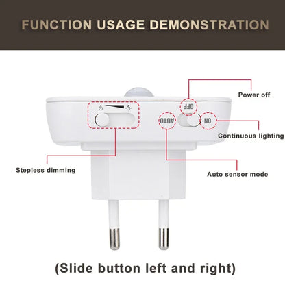 Motion Sensor LED Night Light for Children's Bedrooms - Smarsty