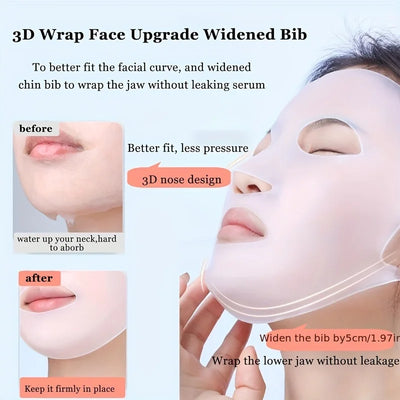 Silicone Mask Cover for Moisturizing Facial Care - Smarsty