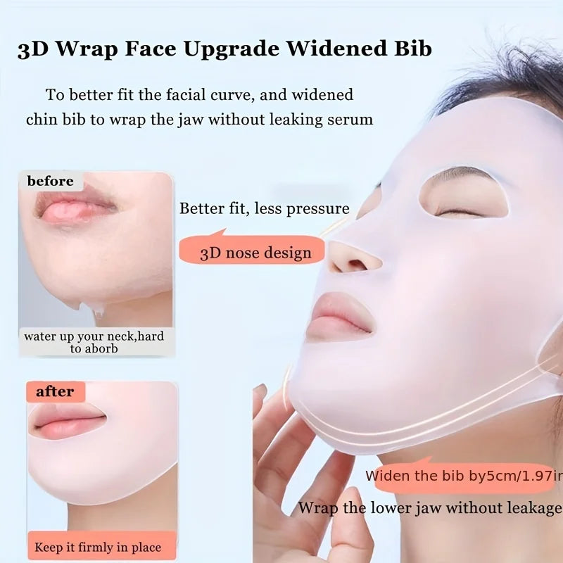 Silicone Mask Cover for Moisturizing Facial Care - Smarsty