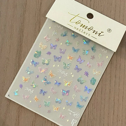 Colorful Butterfly Nail Art Stickers for Stunning Designs - Smarsty