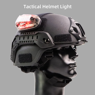 BOOIU Tactical Helmet Light Signal Light with LED IR/Strobe IFF Helmet Light Flashlight Survival Signal Light for Outdoor Sport by Smarsty
