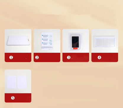 Newborn Handprint Kit With Safe Ink Pads Frame Keepsake - Smarsty