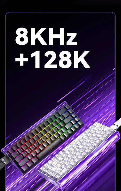 68 Key Magnetic Switch Keyboard Rapid Trigger RGB Wired