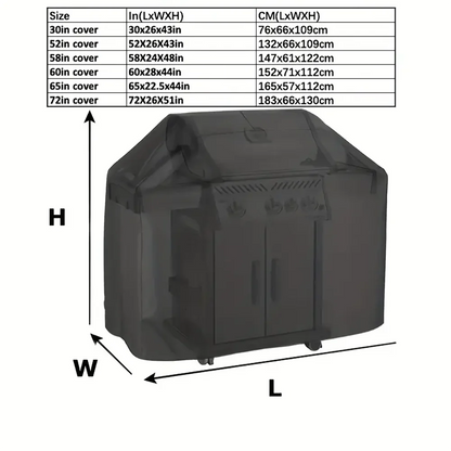 Heavy Duty Waterproof BBQ Grill Cover for Outdoor Protection - Smarsty