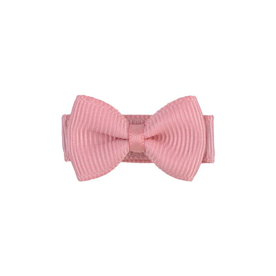 Mini Hair Bows Clip For Baby Girls Ribbon Covered Secure - Smarsty