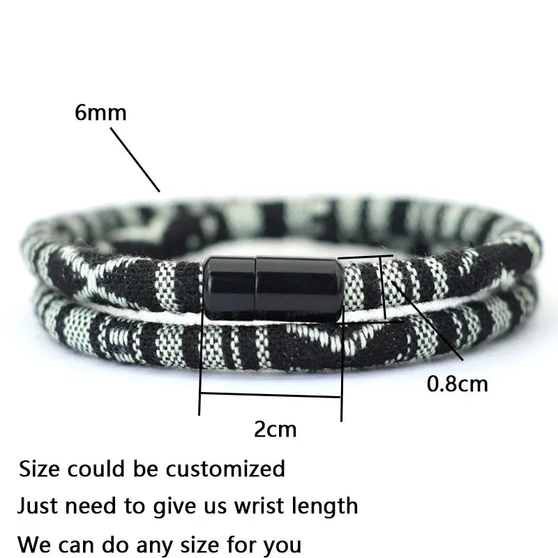 Men's Bohemia Rope Bracelet for Adventure and Survival - Smarsty