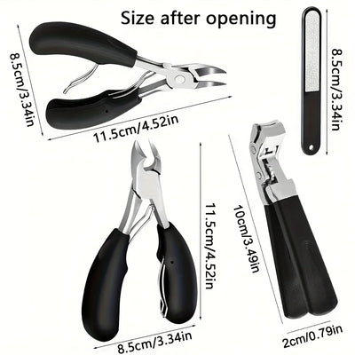 Extra Large Nail Clippers Set for Easy Use - Smarsty