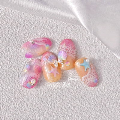 Colorful Seashell Nail Art Stickers for Dreamy Designs - Smarsty