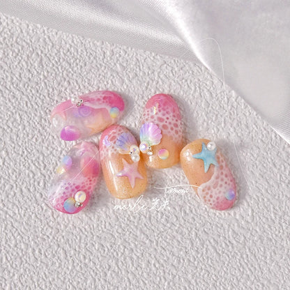 Colorful Seashell Nail Art Stickers for Dreamy Designs - Smarsty