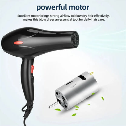 CkeyiN 1600W Hair Dryer with Negative Ion Technology - Smarsty